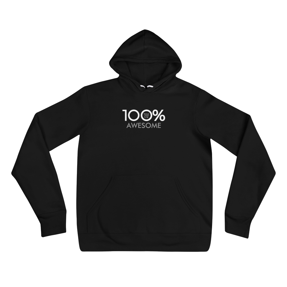 100% AWESOME Unisex Hoodie - 100 Percent Tee Company