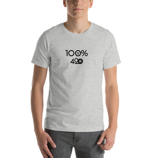 100% 420 Short-Sleeve Unisex Tee - 100 Percent Tee Company