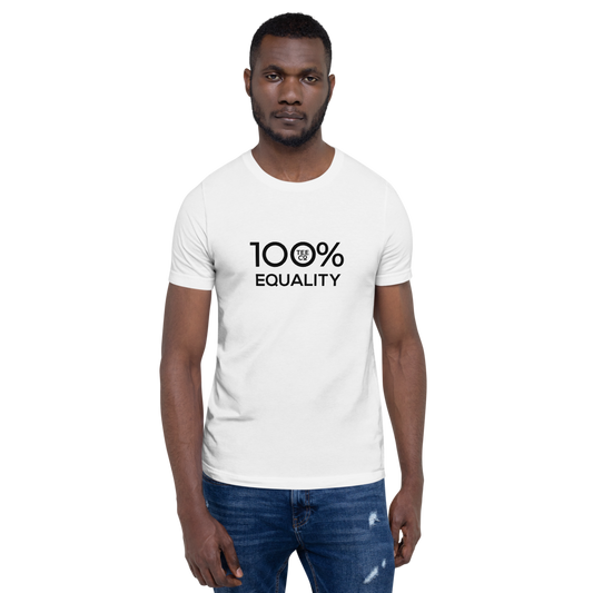 100% EQUALITY Short-Sleeve Unisex Tee - 100 Percent Tee Company