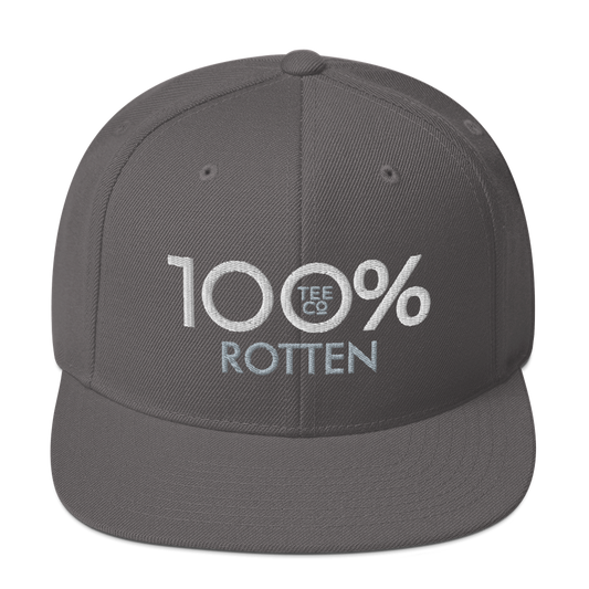 100% ROTTEN Snapback Baseball Hat - 100 Percent Tee Company