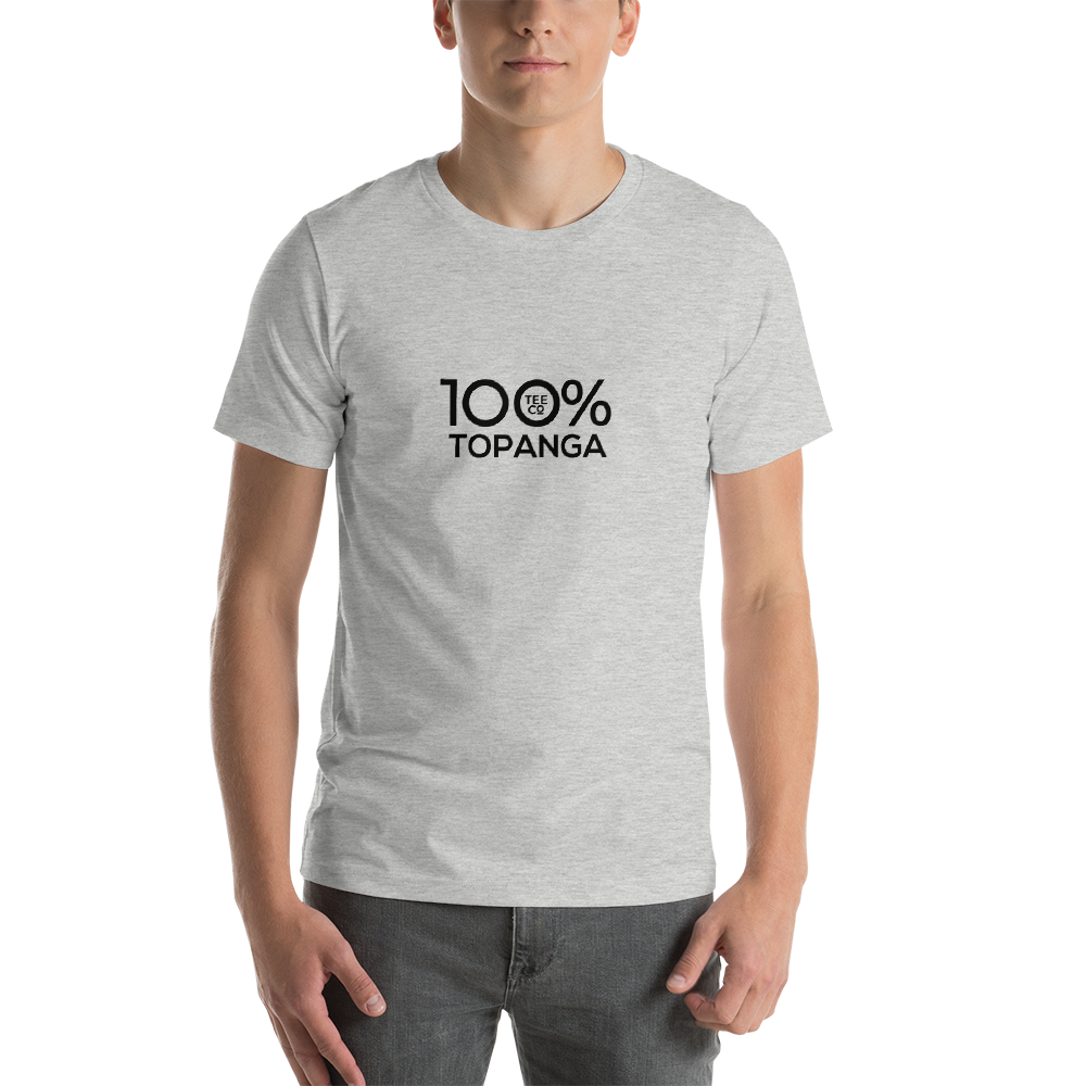 100% TOPANGA Short-Sleeve Unisex Tee - 100 Percent Tee Company