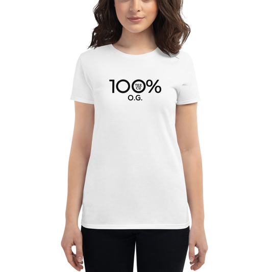 100% O.G. Women's Short Sleeve Tee - 100 Percent Tee Company