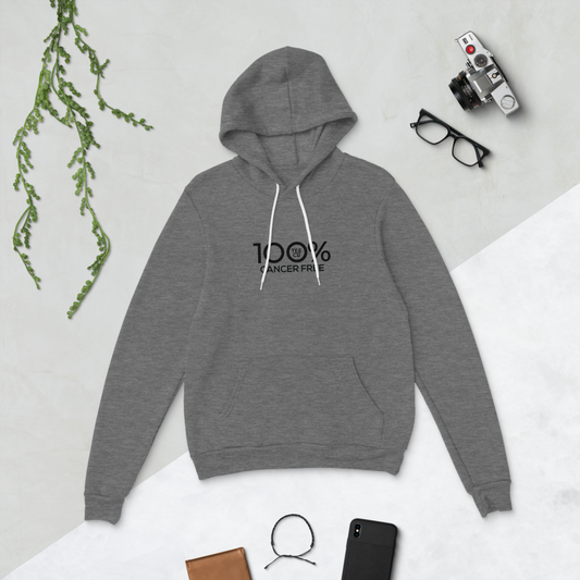 100% CANCER FREE Unisex Hoodie - 100 Percent Tee Company