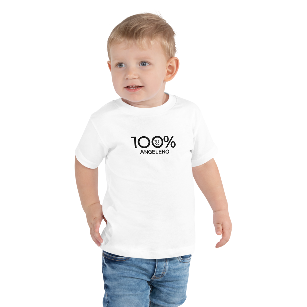 100% ANGELENO Toddler Short Sleeve Tee - 100 Percent Tee Company