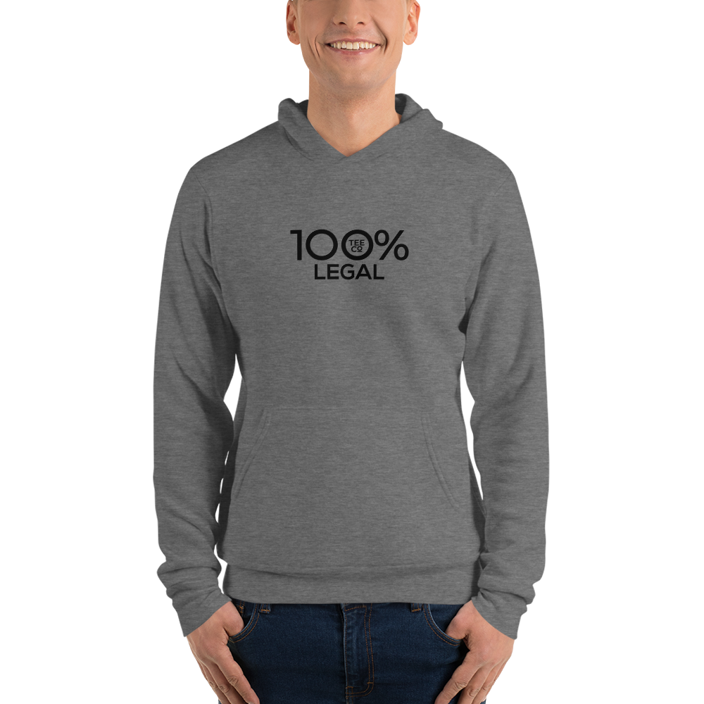 100% LEGAL Unisex Hoodie - 100 Percent Tee Company