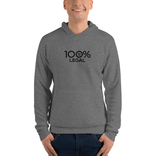 100% LEGAL Unisex Hoodie - 100 Percent Tee Company