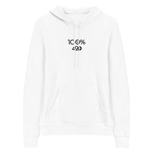 100% 420 Unisex Hoodie - 100 Percent Tee Company